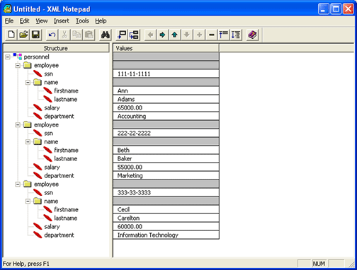 xml notepad end of line conversion